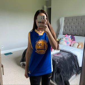 Warriors 30 Basketball Jersey
